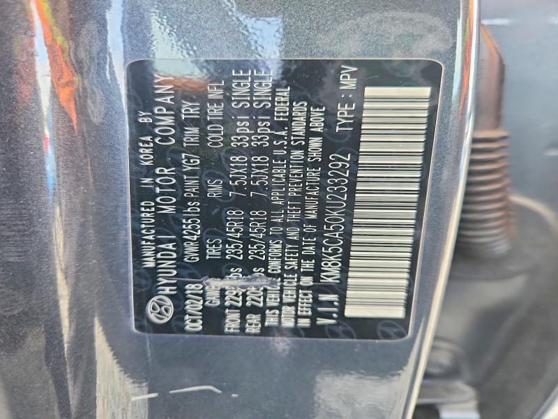 Продаж на аукціоні авто 2019 Hyundai Kona, vin: KM8K5CA50KU233292, номер лоту: 63018566