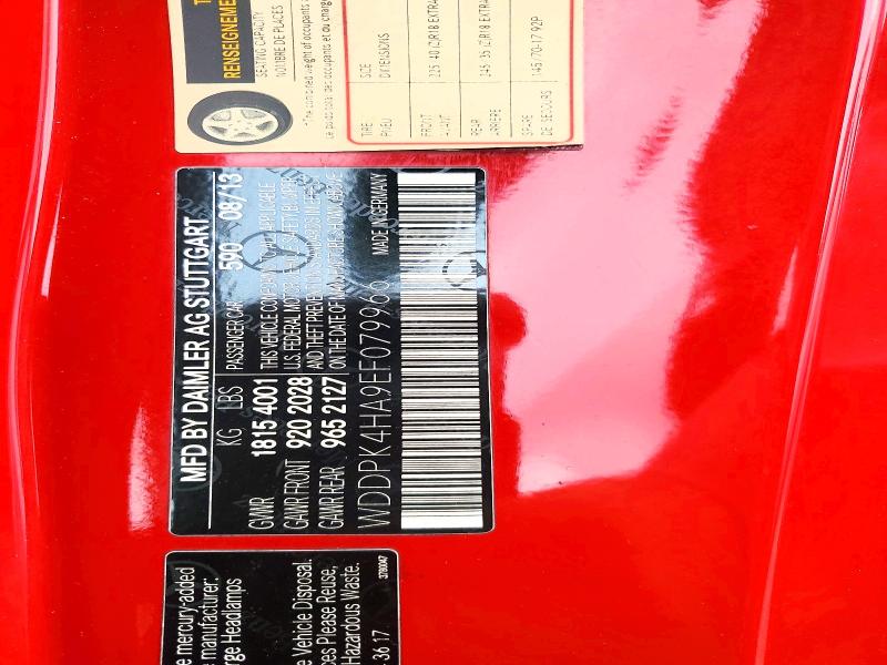 Продажа на аукционе авто 2014 Mercedes-benz Slk, vin: WDDPK4HA9EF079966, номер лота: 58827706