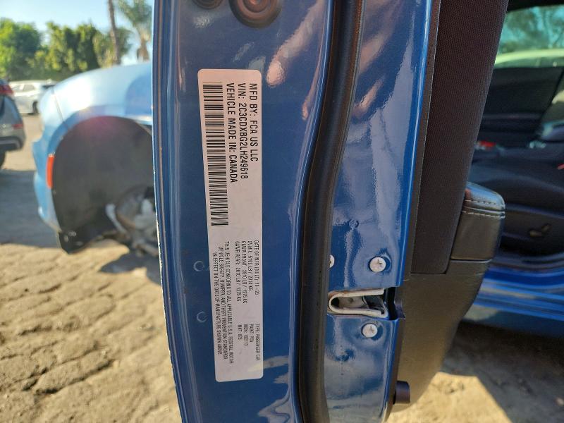 Auction sale of the 2020 Dodge Charger, vin: 2C3CDXBG2LH249618, lot number: 61626846