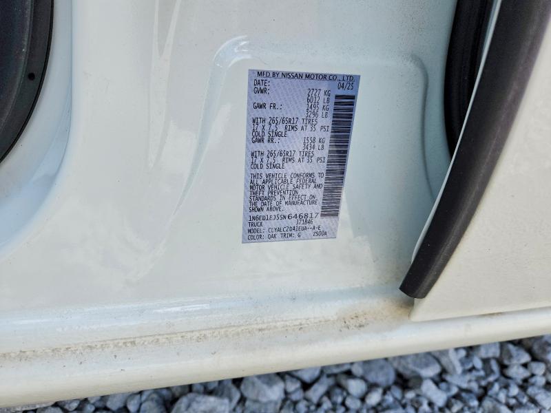 Продажа на аукционе авто 2025 Nissan Frontier, vin: 1N6ED1EJ5SN646817, номер лота: 61019336
