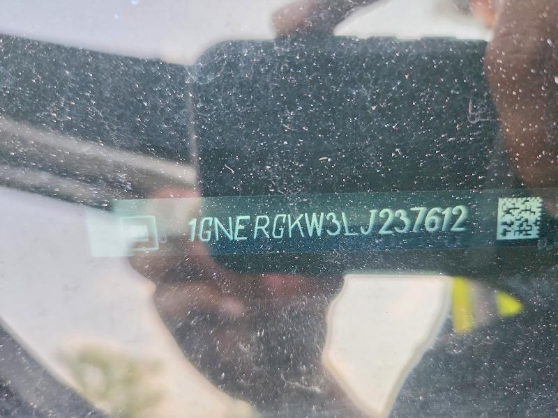 62742576 :رقم المزاد ، 1GNERGKW3LJ237612 vin ، 2020 Chevrolet Traverse مزاد بيع