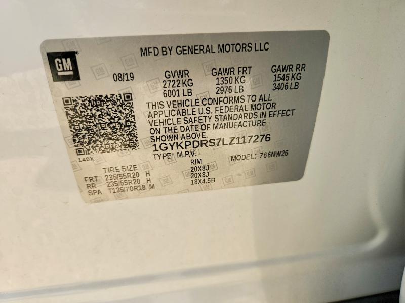 Продаж на аукціоні авто 2020 Cadillac Xt6, vin: 1GYKPDRS7LZ117276, номер лоту: 60488836