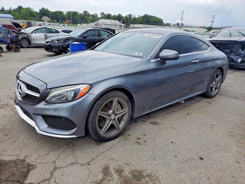 2017 Mercedes-benz C მანქანა იყიდება აუქციონზე, vin: WDDWJ4KB6HF407395, აუქციონის ნომერი: 60784446