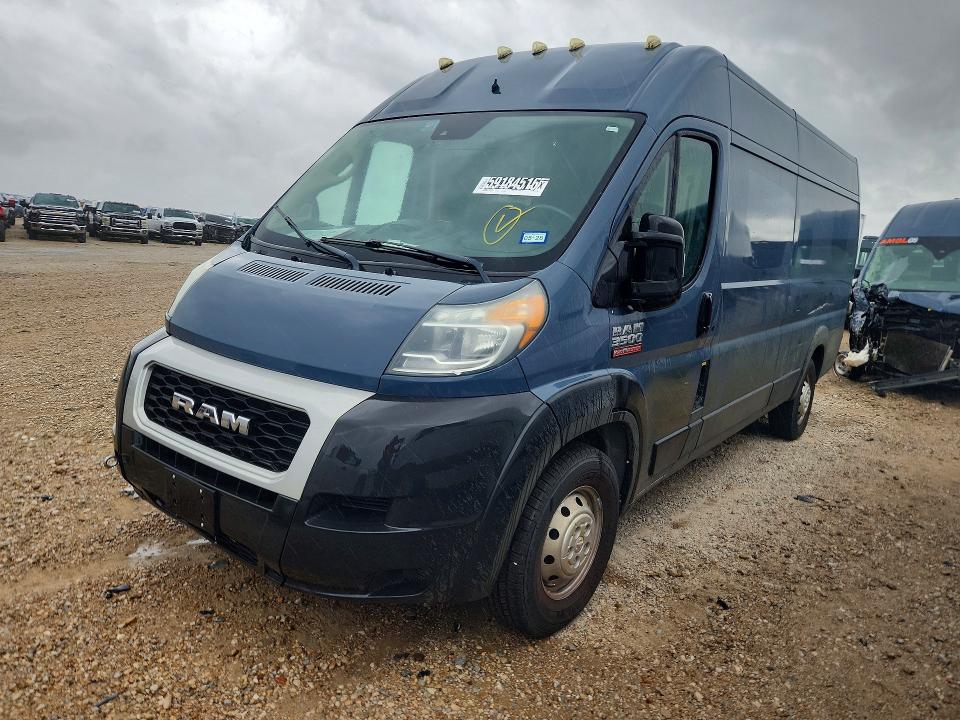 59184516 :رقم المزاد ، 3C6MRVJG7ME535783 vin ، 2021 Ram Promaster 3500 مزاد بيع
