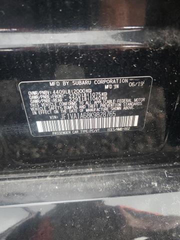 Продаж на аукціоні авто 2019 Subaru Wrx, vin: JF1VA1A68K9828765, номер лоту: 61365556
