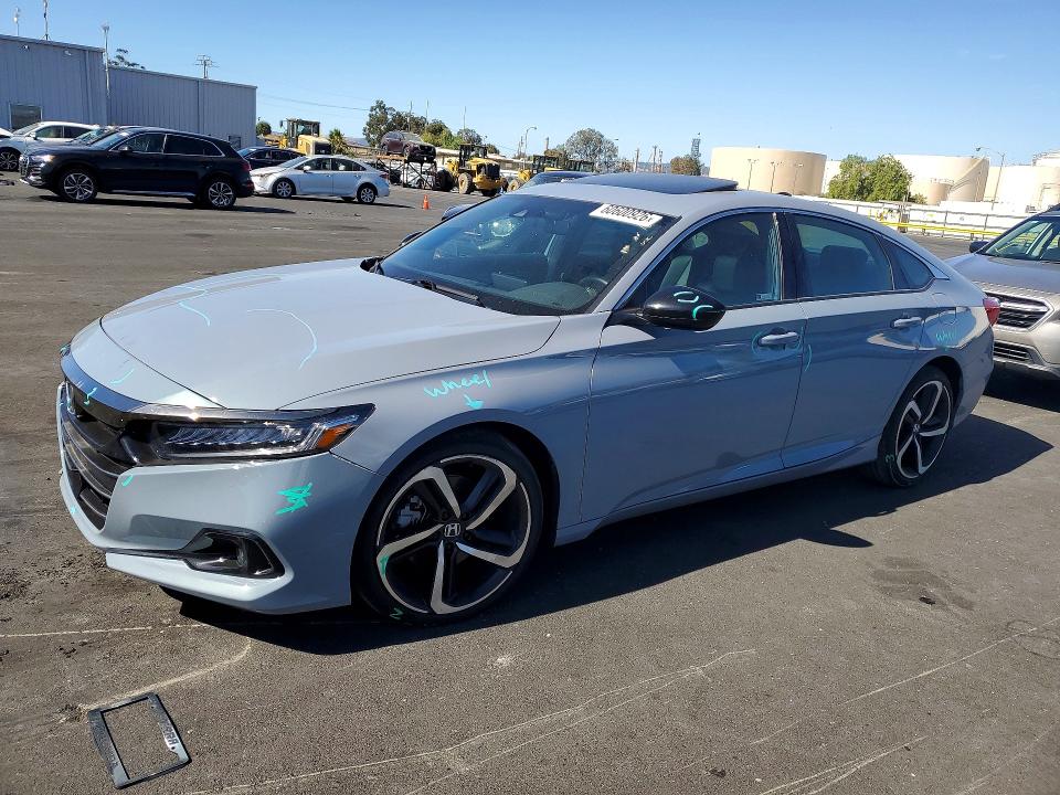 Auction sale of the 2022 Honda Accord, vin: 1HGCV2F30NA020568, lot number: 60600926