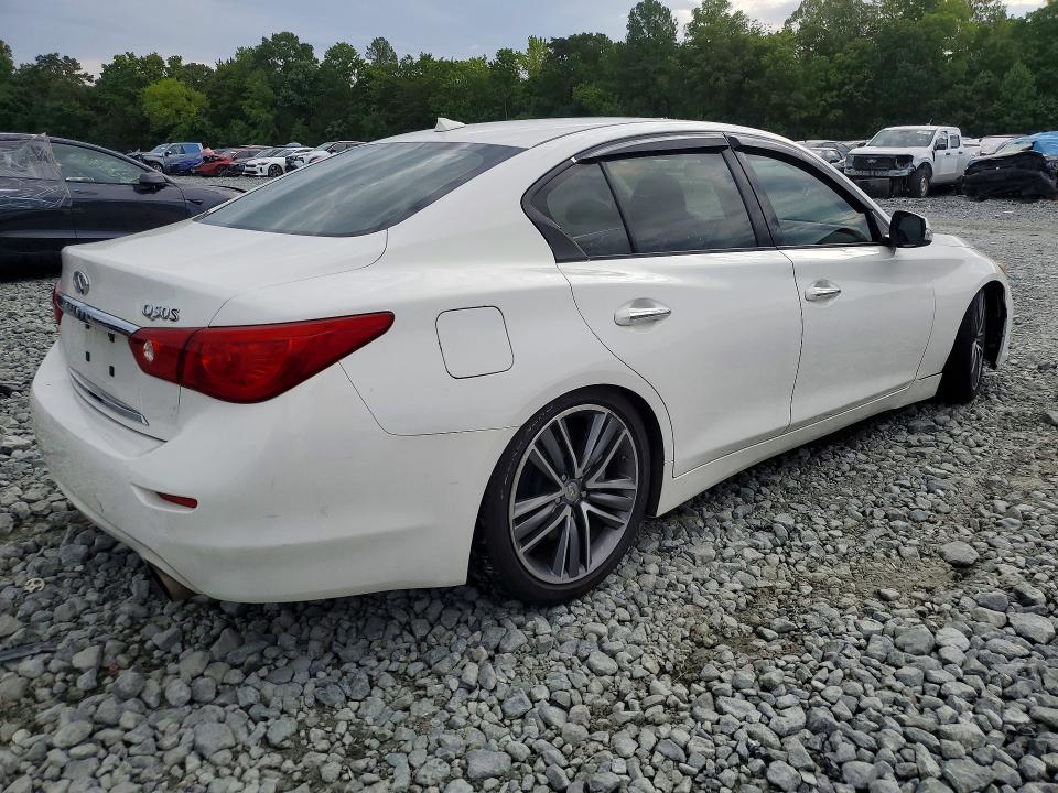Продажа на аукционе авто 2014 Infiniti Q50, vin: JN1BV7AP0EM683934, номер лота: 61584166
