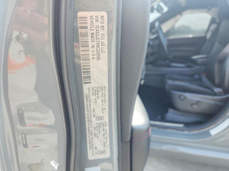 Aukcja sprzedaży 2022 Dodge Durango, vin: 1C4SDJCT0NC222505, numer aukcji: 61581376