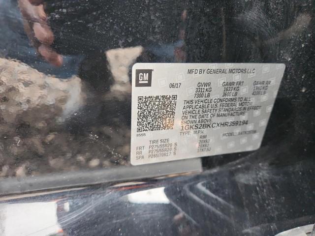 Продаж на аукціоні авто 2017 Gmc Yukon, vin: 1GKS2BKCXHR359194, номер лоту: 60936706