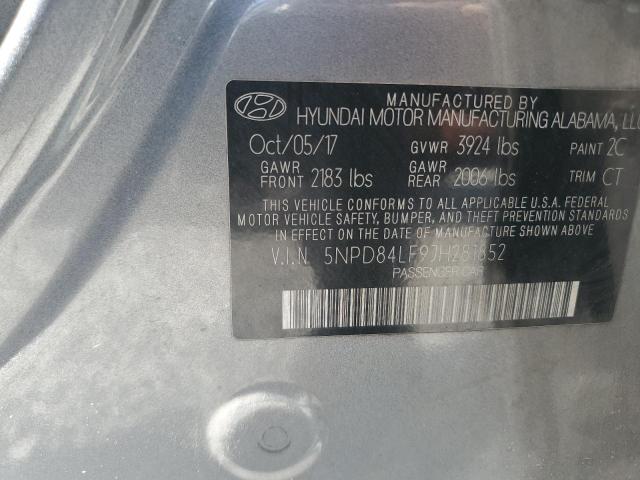 2018 Hyundai Elantra მანქანა იყიდება აუქციონზე, vin: 5NPD84LF9JH281852, აუქციონის ნომერი: 60775136