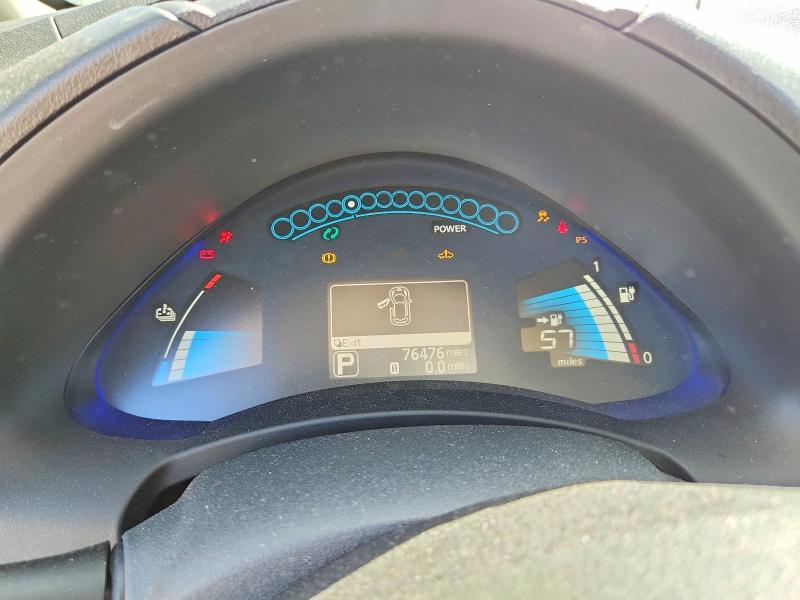 59676676 :رقم المزاد ، 1N4AZ0CP8FC304614 vin ، 2015 Nissan Leaf مزاد بيع