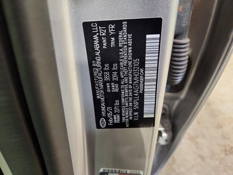 Продаж на аукціоні авто 2021 Hyundai Elantra, vin: 5NPLL4AG7MH032105, номер лоту: 60958266