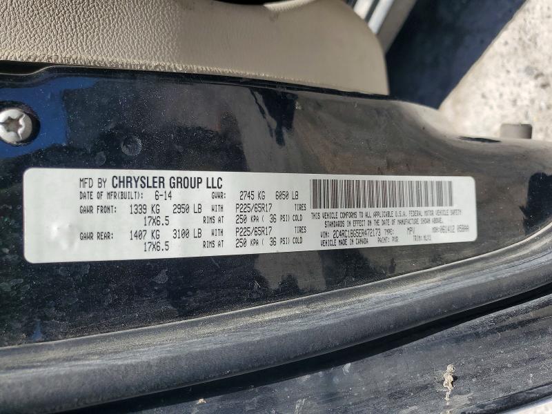 Aukcja sprzedaży 2014 Chrysler Town & Country, vin: 2C4RC1BG5ER472173, numer aukcji: 60008356
