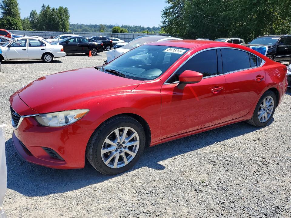 2015 Mazda 6 მანქანა იყიდება აუქციონზე, vin: JM1GJ1U64F1175323, აუქციონის ნომერი: 59913766