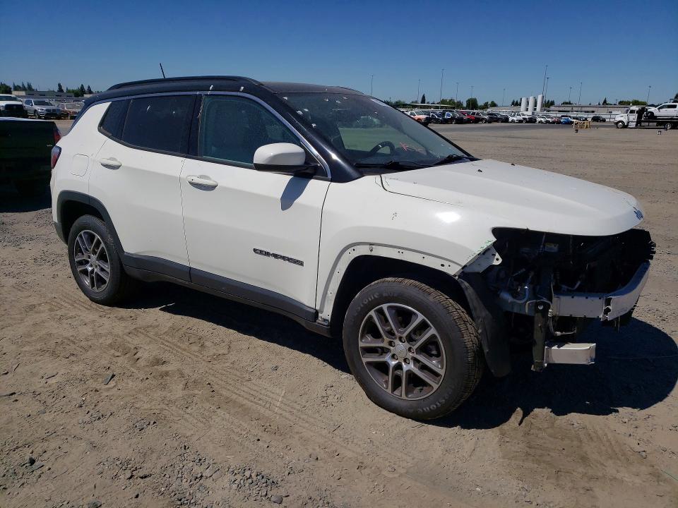 2018 Jeep Compass მანქანა იყიდება აუქციონზე, vin: 3C4NJDBB4JT142560, აუქციონის ნომერი: 59631316