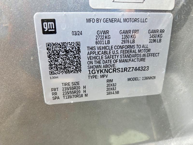 Aukcja sprzedaży 2024 Cadillac Xt5, vin: 1GYKNCRS1RZ744323, numer aukcji: 61733596