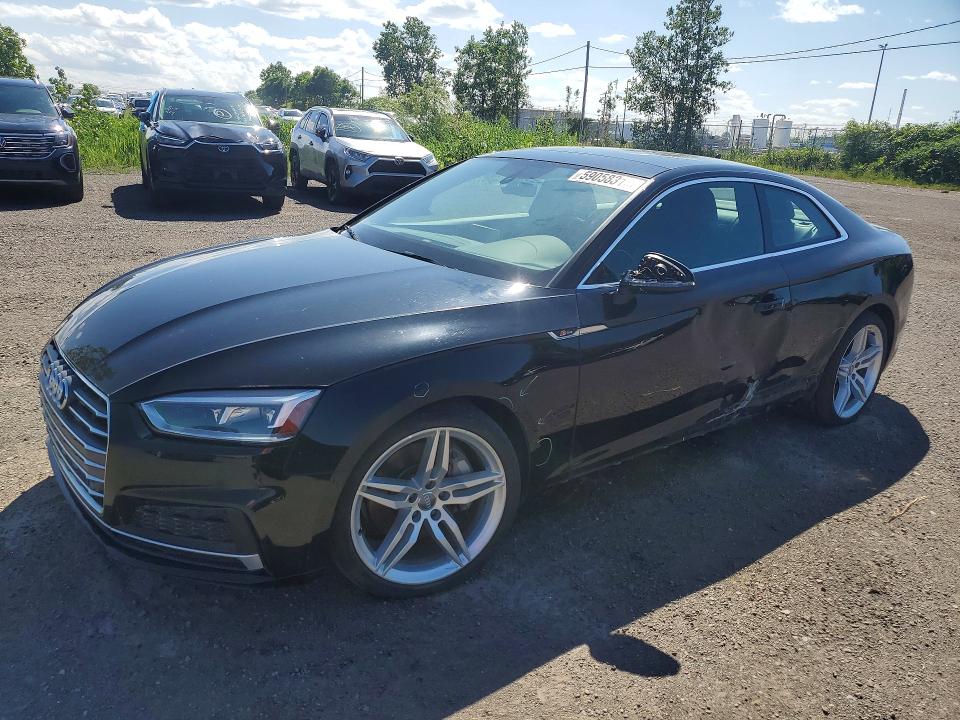 2018 Audi A5 მანქანა იყიდება აუქციონზე, vin: WAUTNAF57JA001131, აუქციონის ნომერი: 59058316
