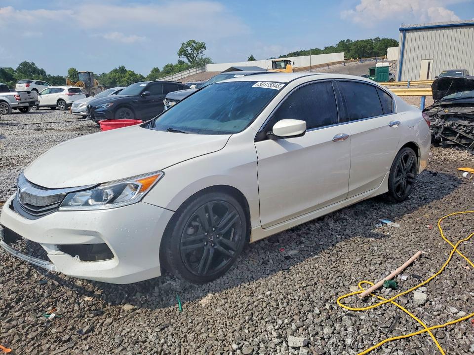 59375846 :رقم المزاد ، 1HGCR2F51HA139742 vin ، 2017 Honda Accord مزاد بيع