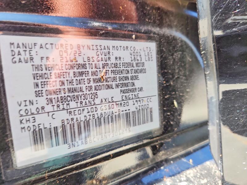 Aukcja sprzedaży 2022 Nissan Sentra, vin: 3N1AB8CV8NY301295, numer aukcji: 59219836