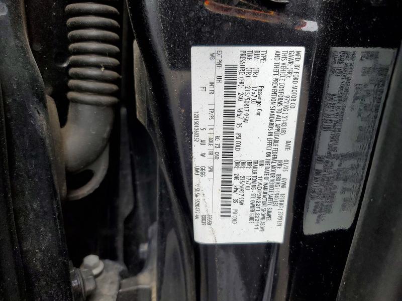 61446726 :رقم المزاد ، 1FADP3N22FL222111 vin ، 2015 Ford Focus مزاد بيع