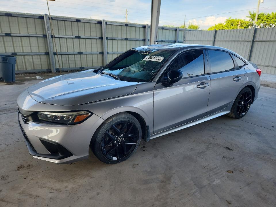 Auction sale of the 2022 Honda Civic, vin: 2HGFE2F59NH600837, lot number: 63028656