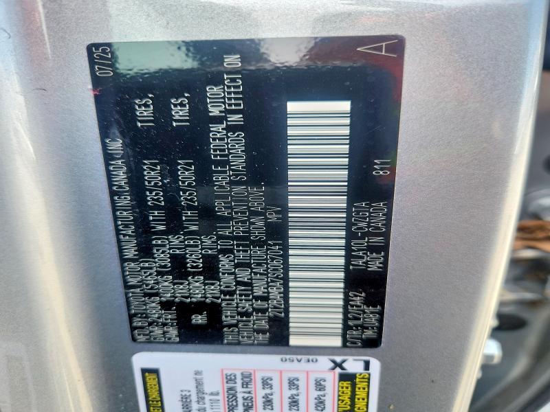 Продаж на аукціоні авто 2025 Lexus Rx 350, vin: 2T2BAMBA7SC067041, номер лоту: 59340586