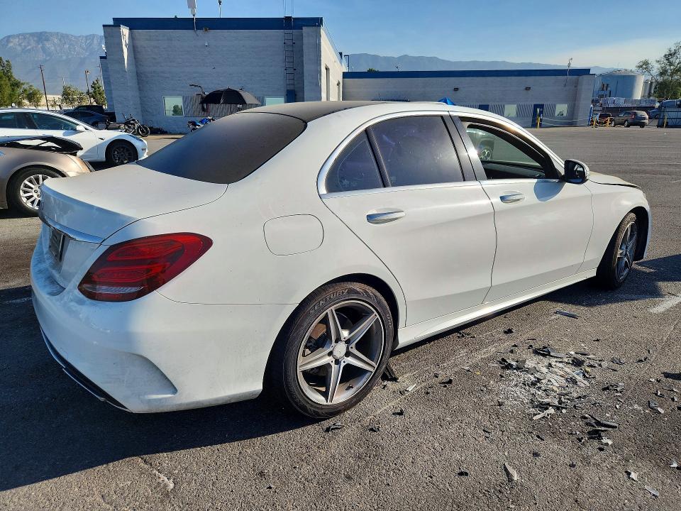 59403906 :رقم المزاد ، 55SWF4KB9FU007312 vin ، 2015 Mercedes-benz C مزاد بيع