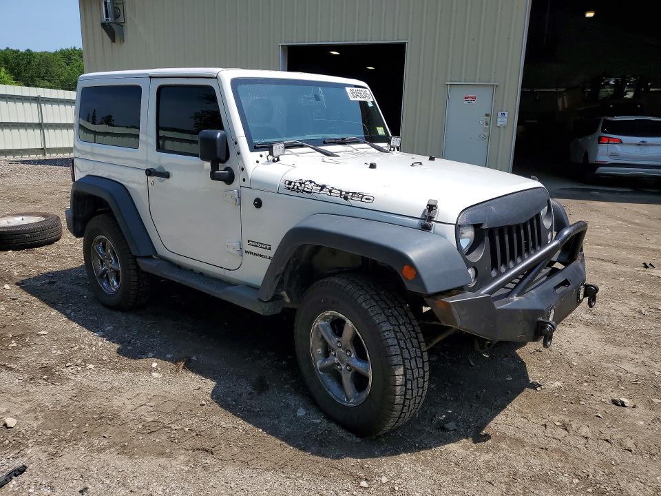 85456345 :رقم المزاد ، 1C4AJWAGXFL529916 vin ، 2015 Jeep Wrangler مزاد بيع