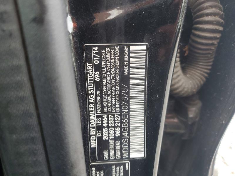 Aukcja sprzedaży 2014 Mercedes-benz Cla, vin: WDDSJ4GB6EN075757, numer aukcji: 61237976