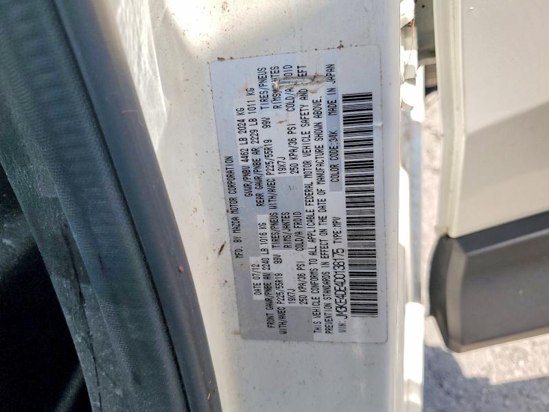 Продажа на аукционе авто 2013 Mazda Cx-5, vin: JM3KE4DE4D0138175, номер лота: 60557546