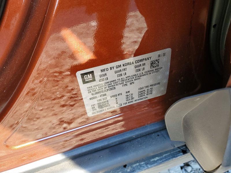 Aukcja sprzedaży 2020 Buick Encore Gx, vin: KL4MMDSL2LB129235, numer aukcji: 61256256