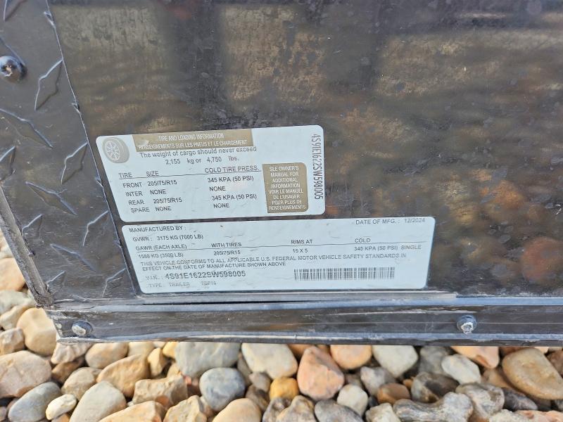 Продаж на аукціоні авто 2025 Sawyer Unknown, vin: 4S91E1622SW598005, номер лоту: 60917416