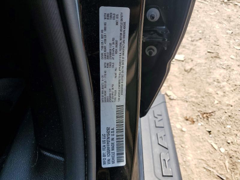 62469756 :رقم المزاد ، 1C6SRFFP0TN154292 vin ، 2026 Ram 1500 مزاد بيع