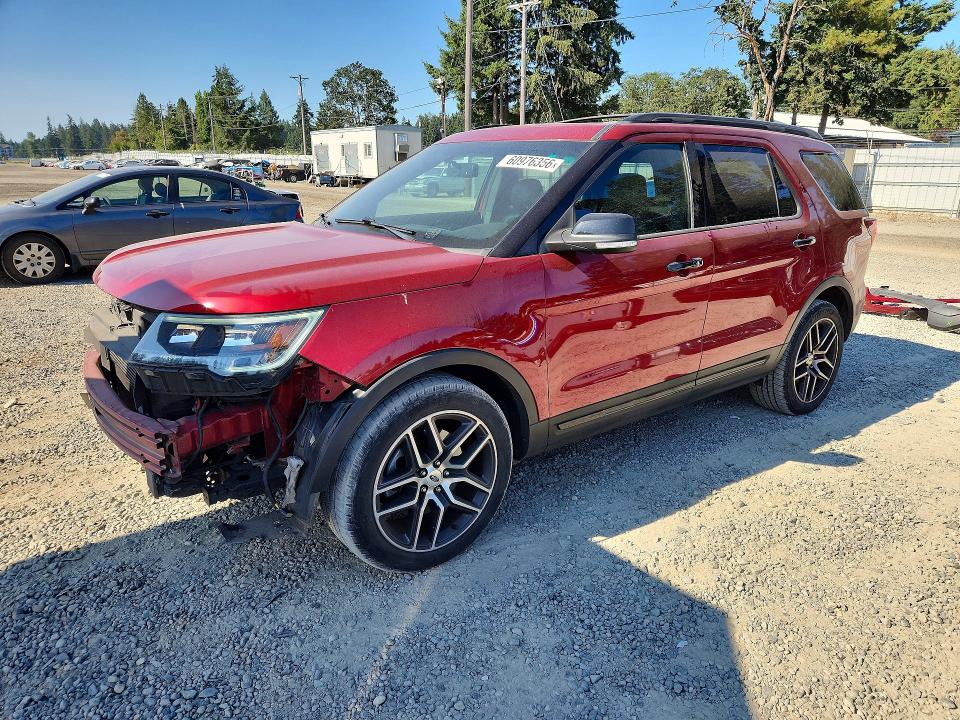 Auction sale of the 2017 Ford Explorer, vin: 1FM5K8GT4HGA76804, lot number: 60976356