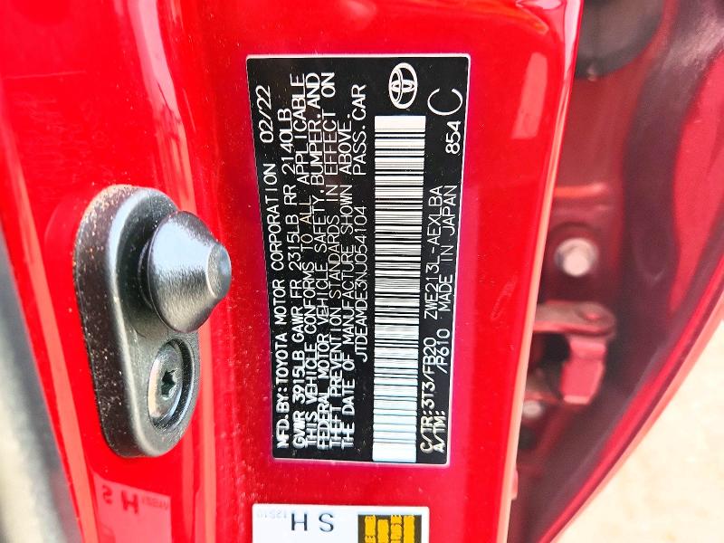 Продажа на аукционе авто 2022 Toyota Corolla, vin: JTDEAMDE3NJ054104, номер лота: 60049456