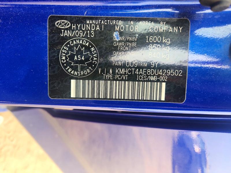Продажа на аукционе авто 2013 Hyundai Accent, vin: KMHCT4AE8DU429502, номер лота: 62308956