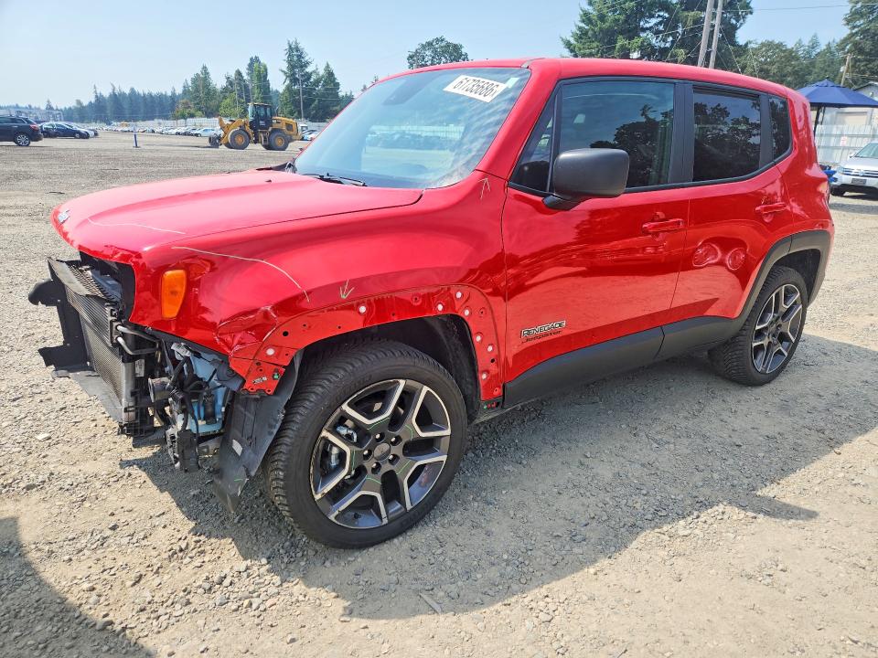 Продажа на аукционе авто 2021 Jeep Renegade, vin: ZACNJDAB4MPN13842, номер лота: 61735686