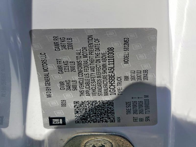 Продажа на аукционе авто 2020 Chevrolet Colorado, vin: 1GCHSBEA5L1110308, номер лота: 61782546