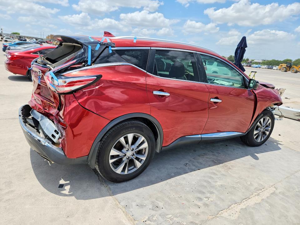 2016 Nissan Murano მანქანა იყიდება აუქციონზე, vin: 5N1AZ2MG4GN165524, აუქციონის ნომერი: 58971436