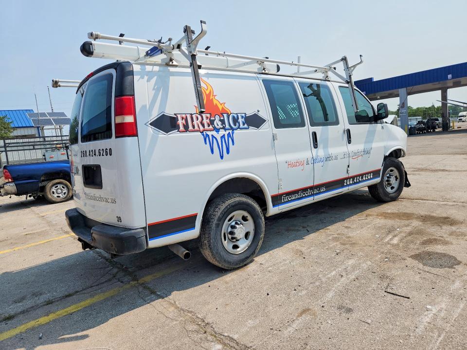 2014 Chevrolet Express G2500 მანქანა იყიდება აუქციონზე, vin: 1GCWGFCA1E1205860, აუქციონის ნომერი: 60952866