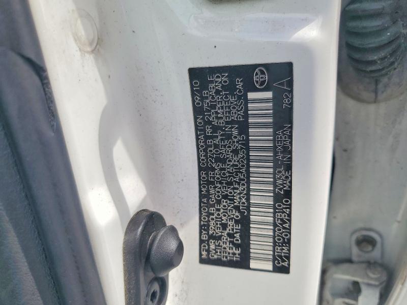 Продажа на аукционе авто 2010 Toyota Prius, vin: JTDKN3DU5A0235715, номер лота: 61628826