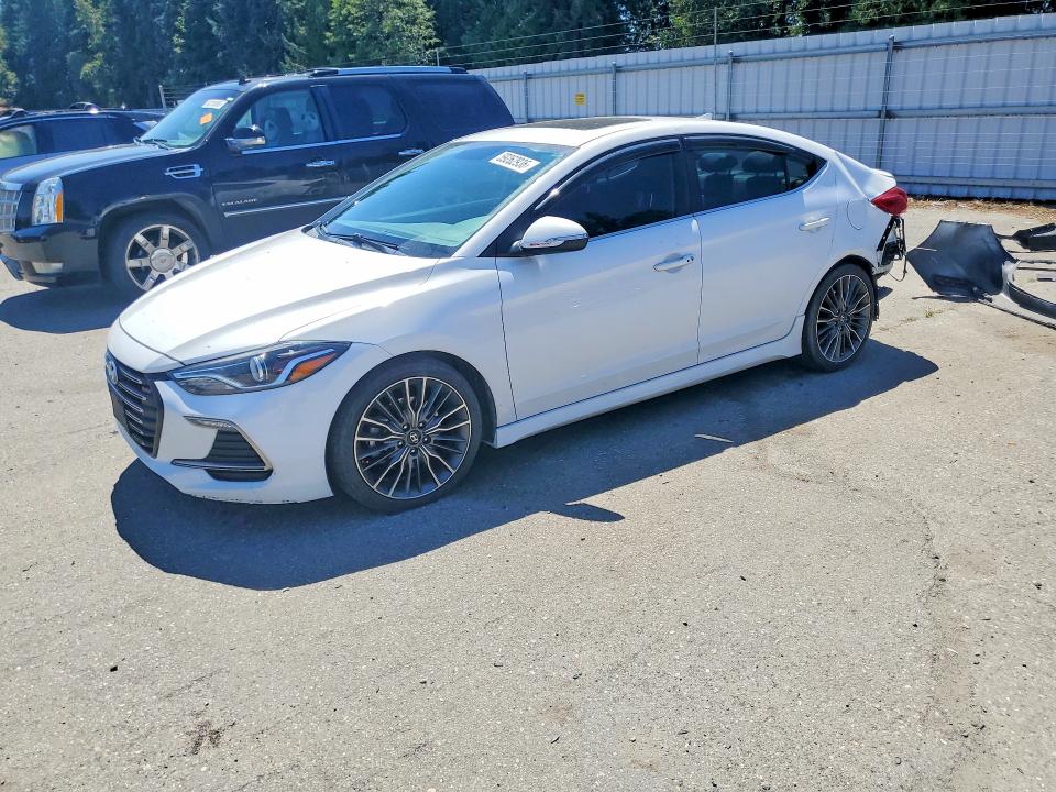 Продаж на аукціоні авто 2018 Hyundai Elantra, vin: KMHD04LB4JU518608, номер лоту: 59262936