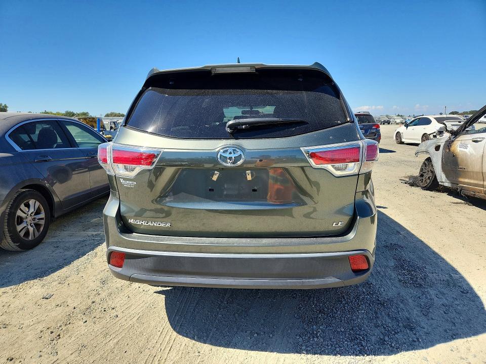 61033986 :رقم المزاد ، 5TDZKRFH1GS171236 vin ، 2016 Toyota Highlander مزاد بيع