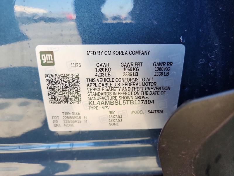 Aukcja sprzedaży 2026 Buick Encore Gx, vin: KL4AMBSL5TB117894, numer aukcji: 63001176