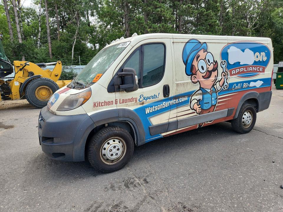 61190876 :رقم المزاد ، 3C6TRVAG7GE100147 vin ، 2016 Ram Promaster 1500 مزاد بيع