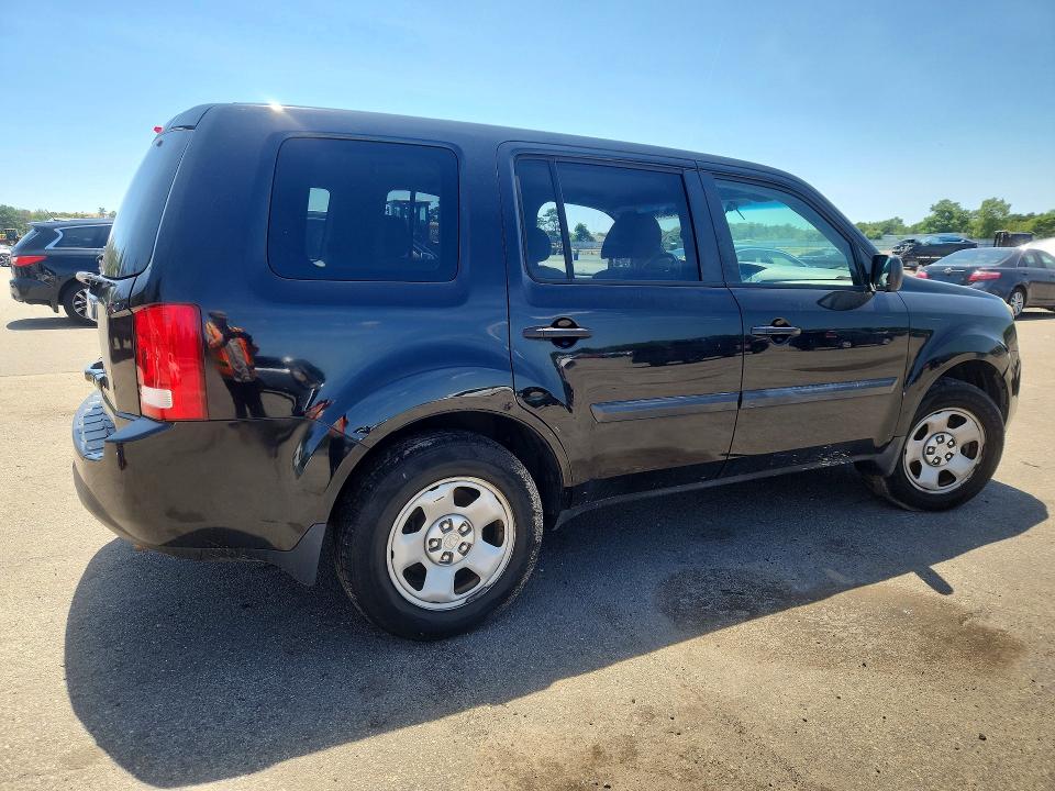61569536 :رقم المزاد ، 5FNYF4H22CB069857 vin ، 2012 Honda Pilot مزاد بيع