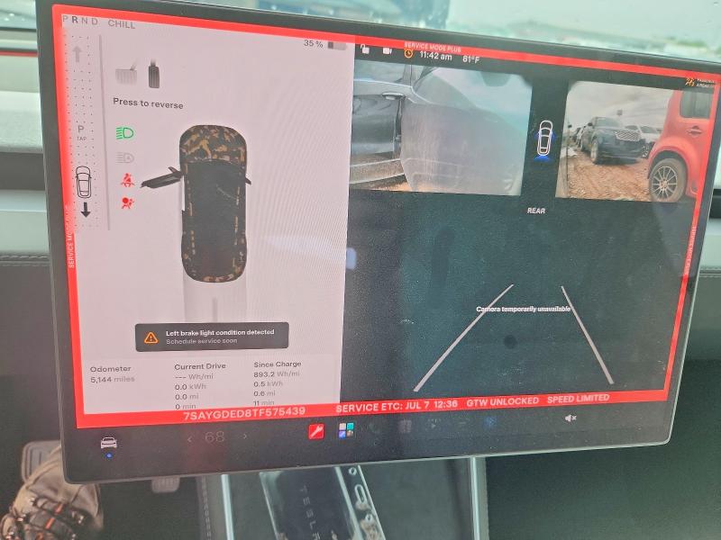 60206406 :رقم المزاد ، 7SAYGDED8TF575439 vin ، 2026 Tesla Model Y مزاد بيع