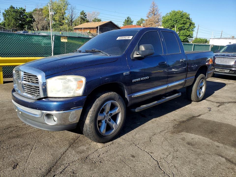 2007 Dodge Ram 1500 მანქანა იყიდება აუქციონზე, vin: 1D7HU18207J637497, აუქციონის ნომერი: 60809236