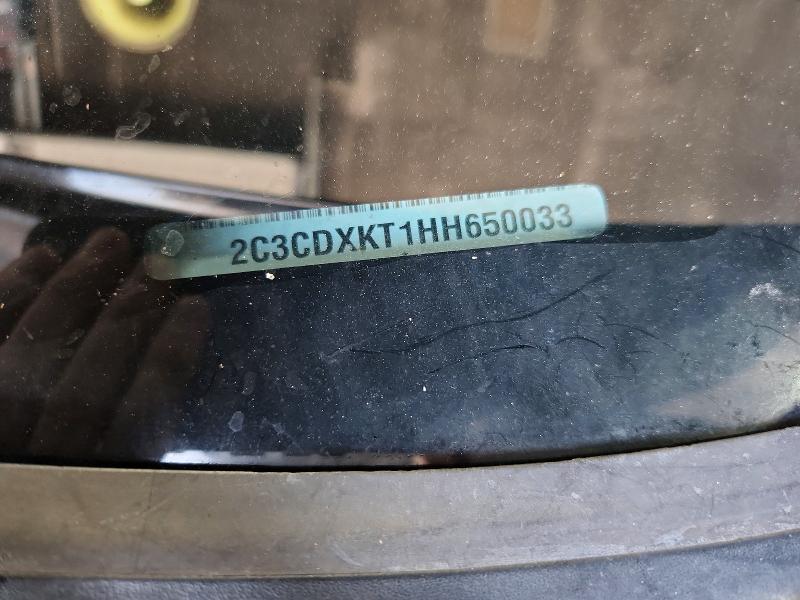 2017 Dodge Charger მანქანა იყიდება აუქციონზე, vin: 2C3CDXKT1HH650033, აუქციონის ნომერი: 59718326
