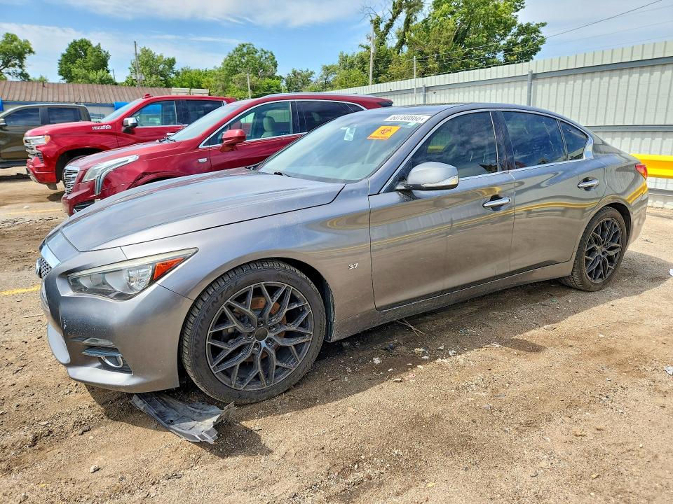 60780866 :رقم المزاد ، JN1BV7AR3FM409100 vin ، 2015 Infiniti Q50 مزاد بيع